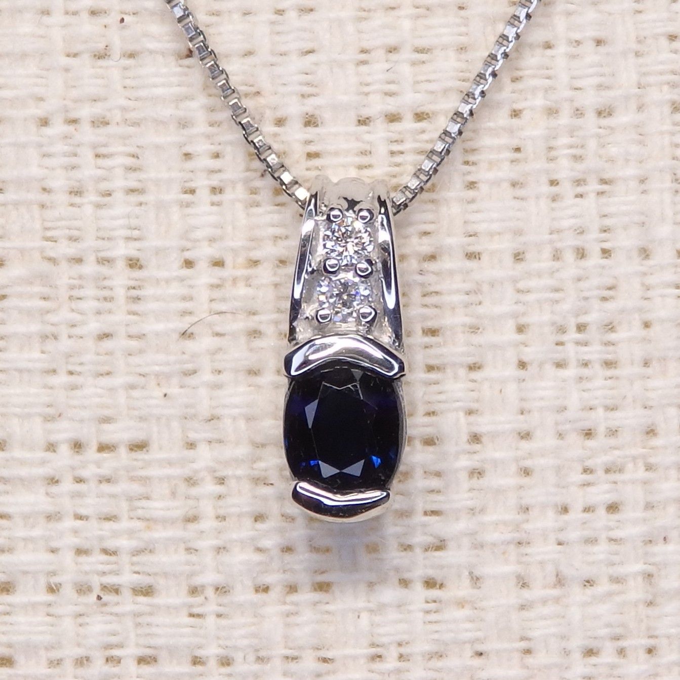 ☆セール☆ブルーサファイア ペンダントTOP Z5978 0.383ct プラチナPt