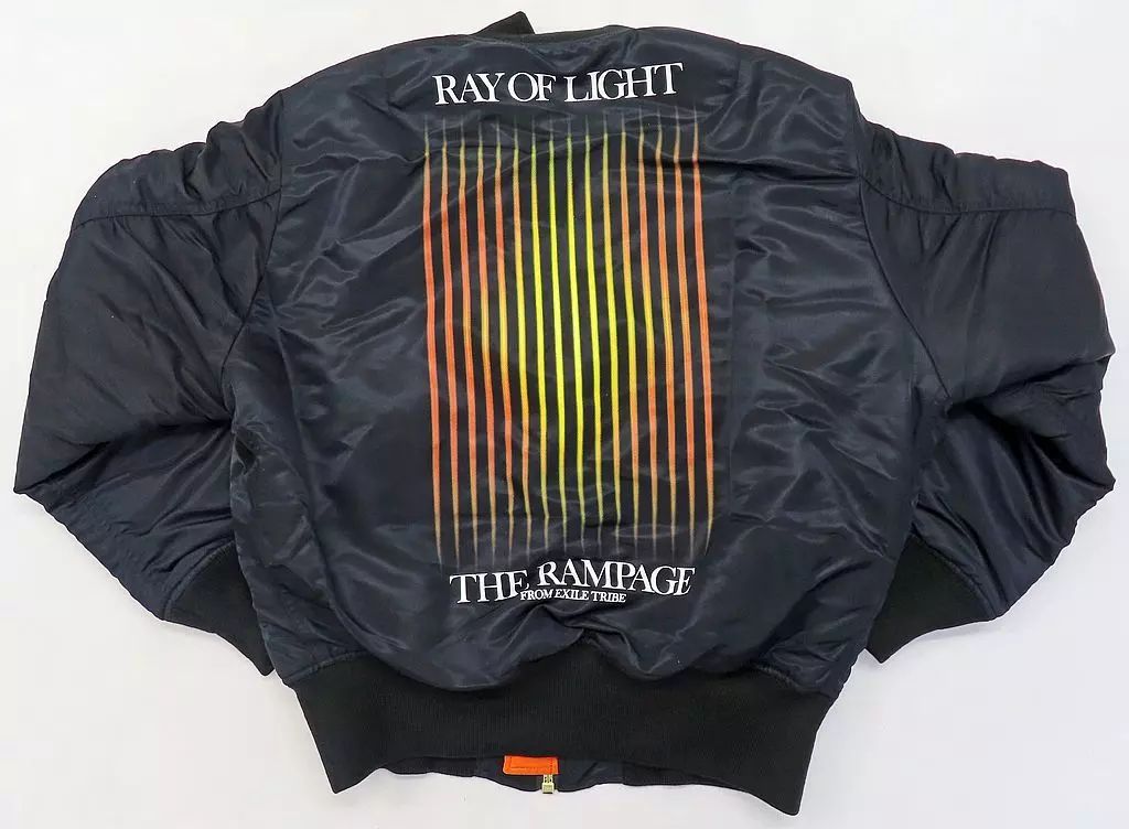 【】アウターウェア THE RAMPAGE MA-1 ブラック Lサイズ 5th ANNIVERSARY GOODS