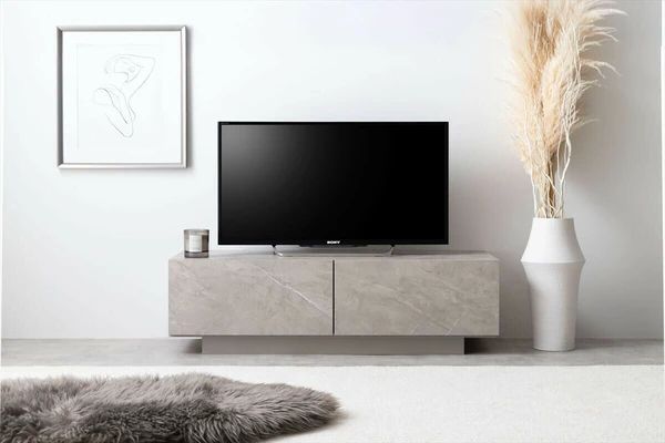 送料無料 幅100cm ストーン柄 引き出し付きテレビ台 テレビボード おしゃれ