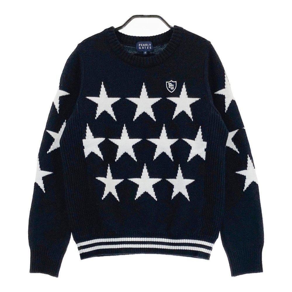 クルーネックニットセーター PEARLY GATESゴルフウェア レディース