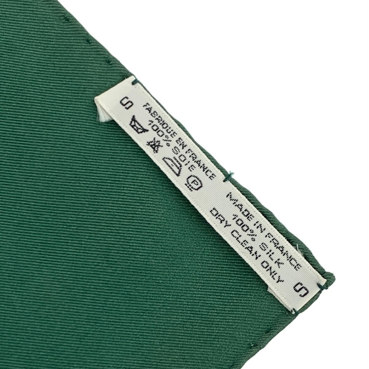 HERMES エルメス LES TAMBOURS カレ 90 スカーフ グリーン タンブール