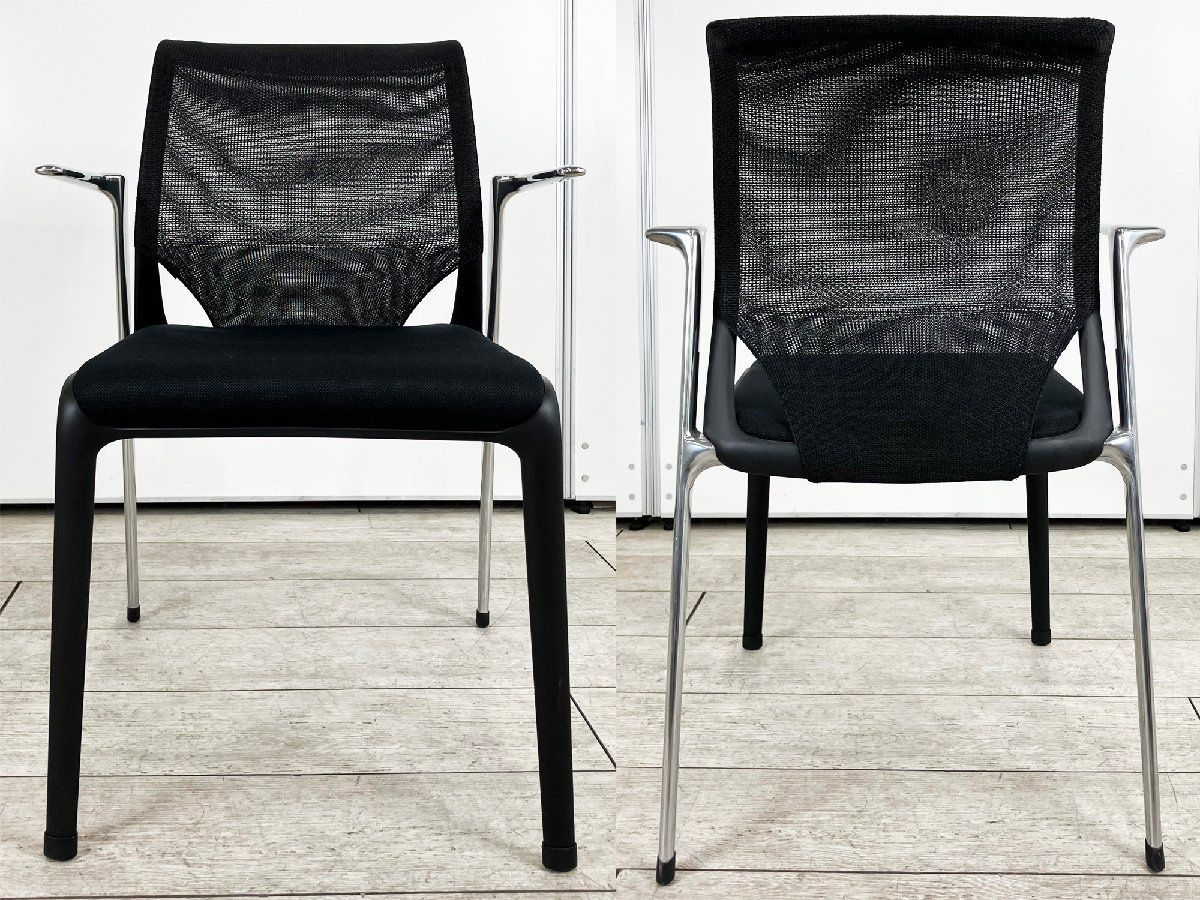 展示品 vitra/ヴィトラ MedaSlim/メダスリム アームチェアb ヴィトラ(Vitra) MedaSlim(メダスリム) ミーティングチェア