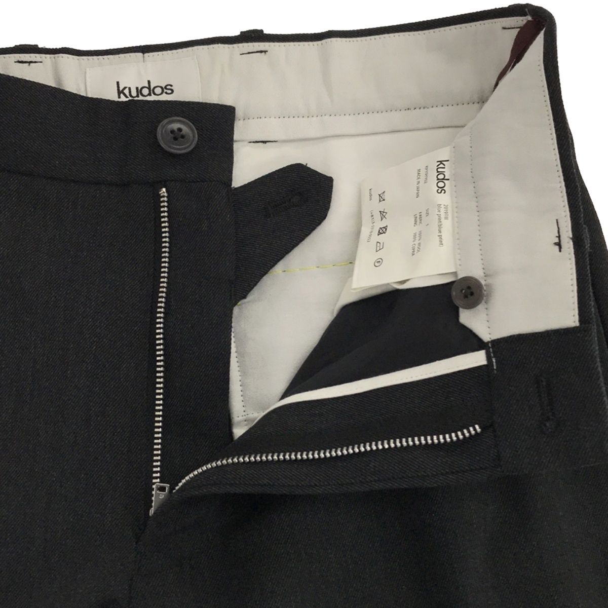 kudos クードス 19AW blue print ウールセットアップスーツ