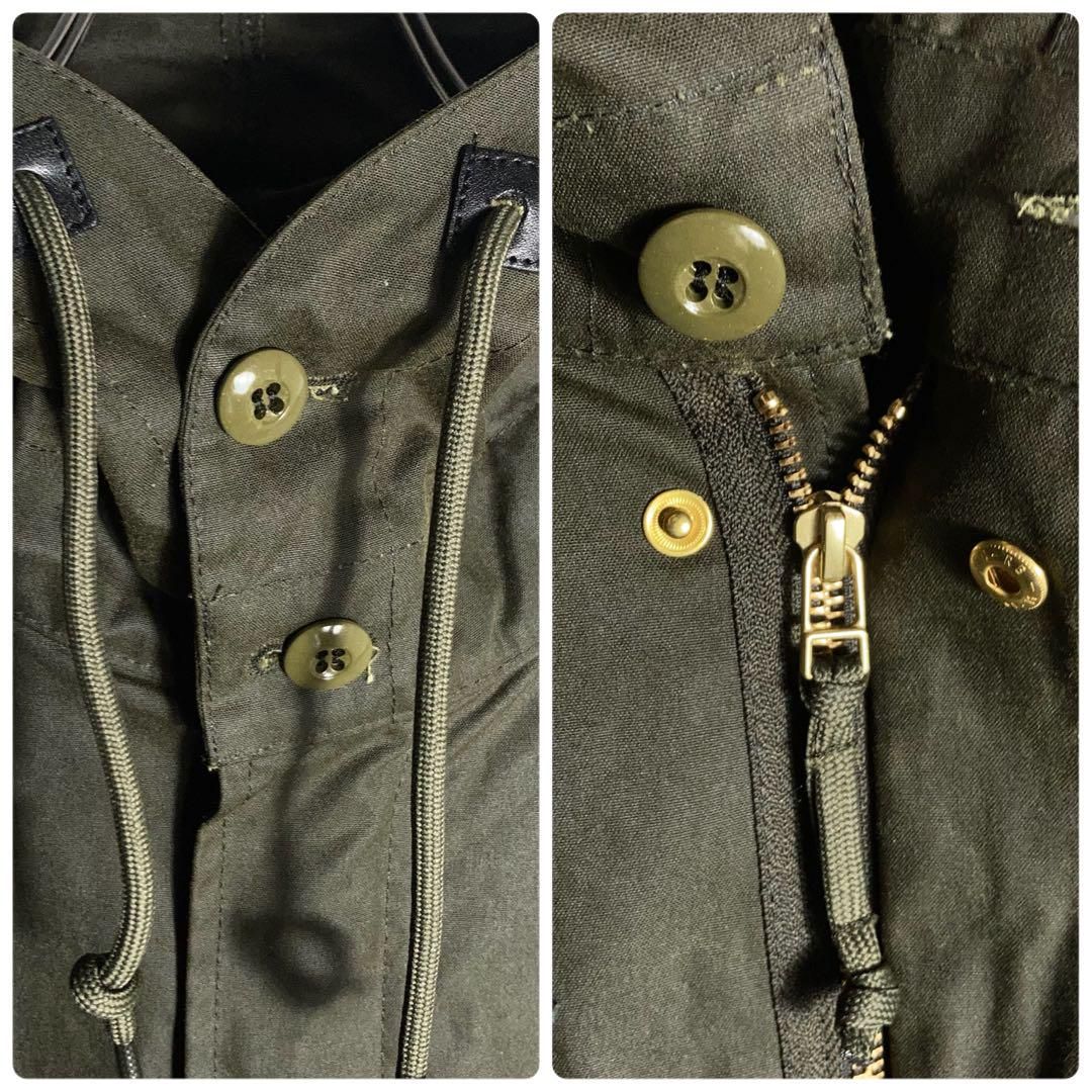 【美品】FRED PERRY オイルドコットンジャケット 刺繍ロゴ 緑 M FRED PERRY - 【美品】FRED PERRY オイルドコットンジャケット