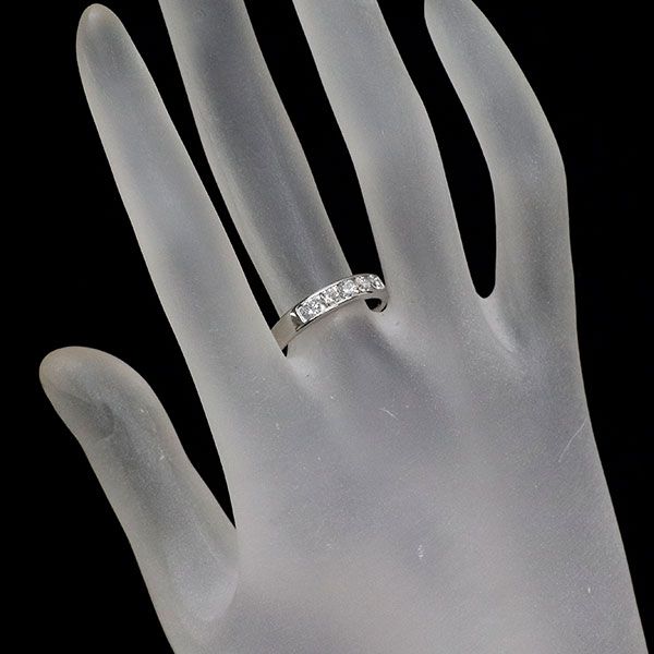 Pt900 ダイヤモンド リング 0.50ct 一文字 - メルカリ