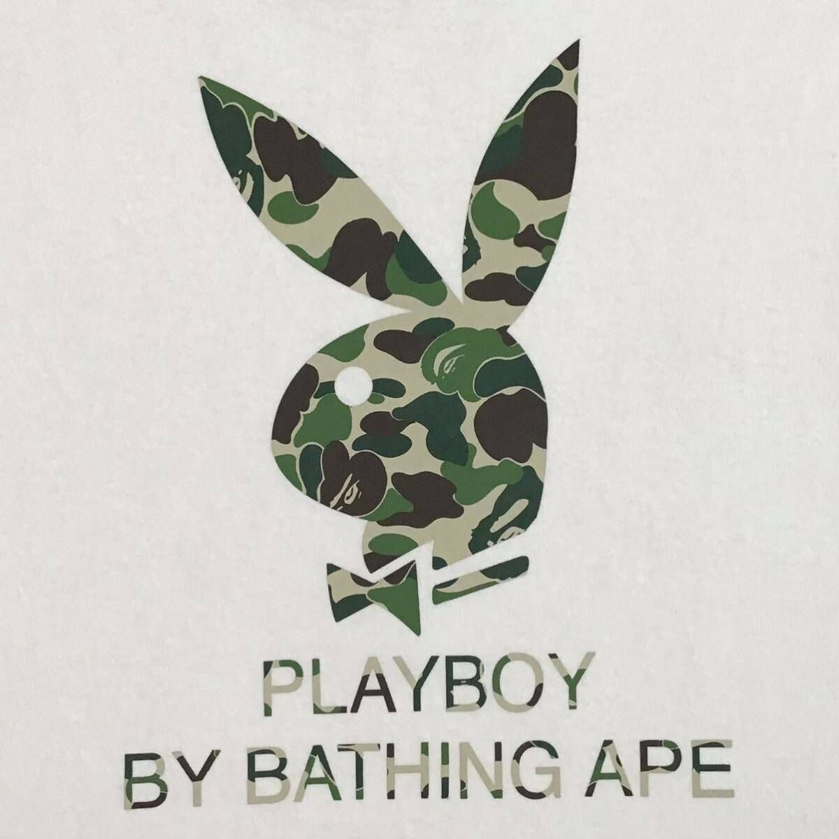 ☆激レア☆ PLAYBOY × BAPE Tシャツ Mサイズ a bathing ape プレイボーイ エイプ ベイプ アベイシングエイプ BAPE  ABC camo 迷彩 - メルカリ