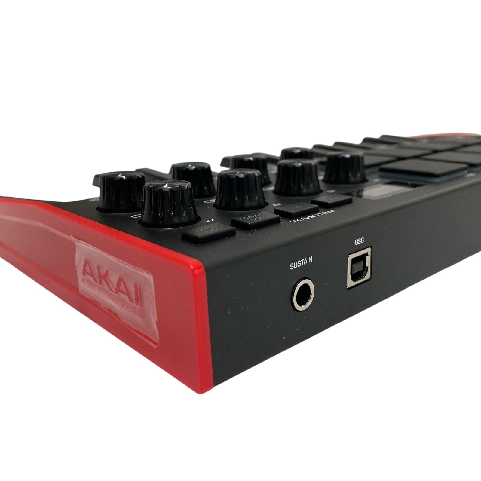 WJ25 AKAI アカイプロフェッショナル MPK mini キーボードコントローラー 25鍵 ベロシティ対応 8個のバックライト付きドラムパッド レッド 音楽 IMPECCABLEHEALTHCARESERVICES_COM