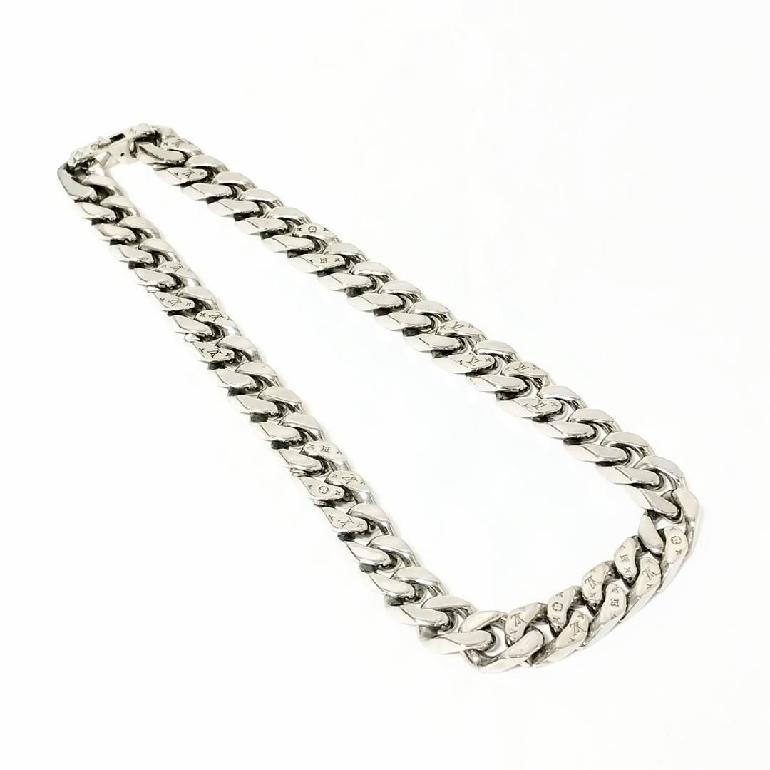 ルイヴィトン ネックレス LV チェーンリンクス メタル シルバー M 69987