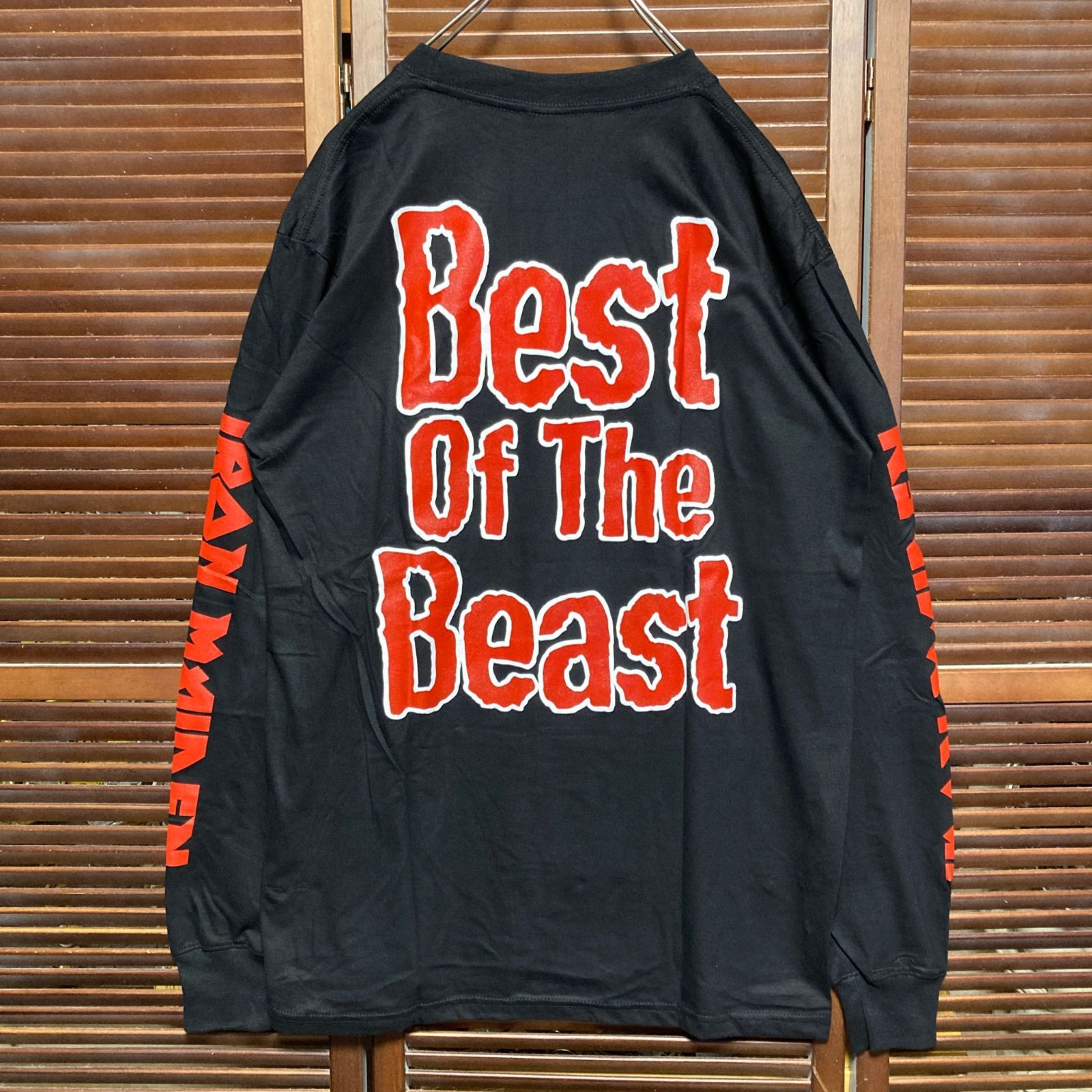 アイアンメイデン IRON MAIDEN 黒 長袖 Tシャツ ロンT バンド