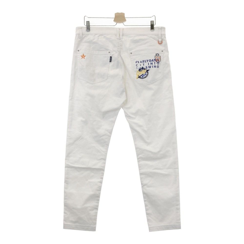 パーリーゲイツ メンズ ストレッチパンツ M ホワイト ストレッチパンツ パーリーゲイツ ゴルフウェア メンズ」の人気