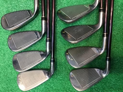 キャロウェイ E R C Ti 8 S アイアンセット IR IR-2000 フレックスSR メンズ 男性用 右利き 右用 Dランク ゴルフクラブ