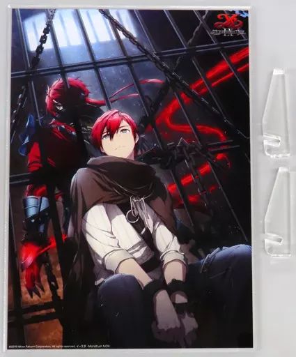 イース IX ガラガラくじ アクリルコースター アドル 赤の王 2種 イース IX ガラガラくじ アクリルコースター アドル 赤の王 2種