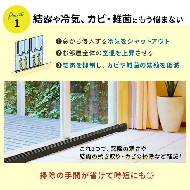 伸縮式 窓際ヒーター