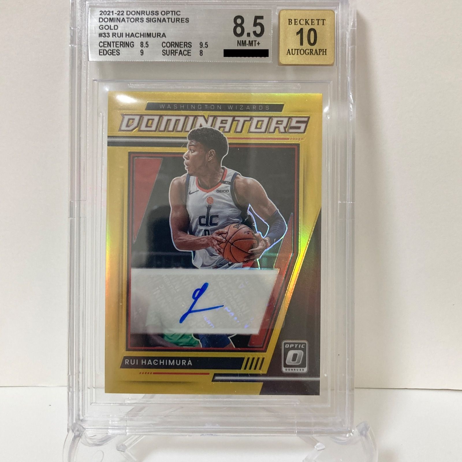 八村塁 直筆サイン BGS8.5 限定10枚 2021-22 Donruss Optic Rui 