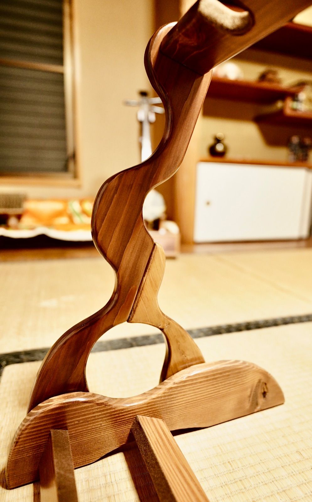 木製二胡スタンド