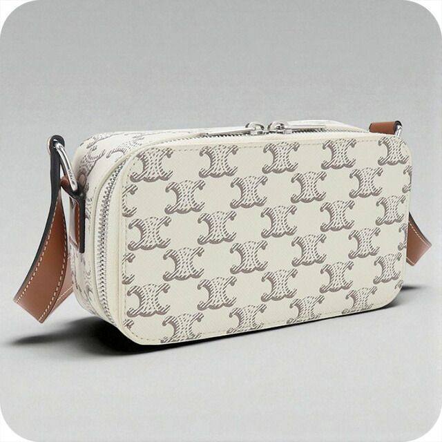 【★ギフトOK★】CELINE ミニ メッセンジャーボックス バッグ CELINE セリーヌ MINI MESSENGER BOX トリオンフ ロゴ ミニ