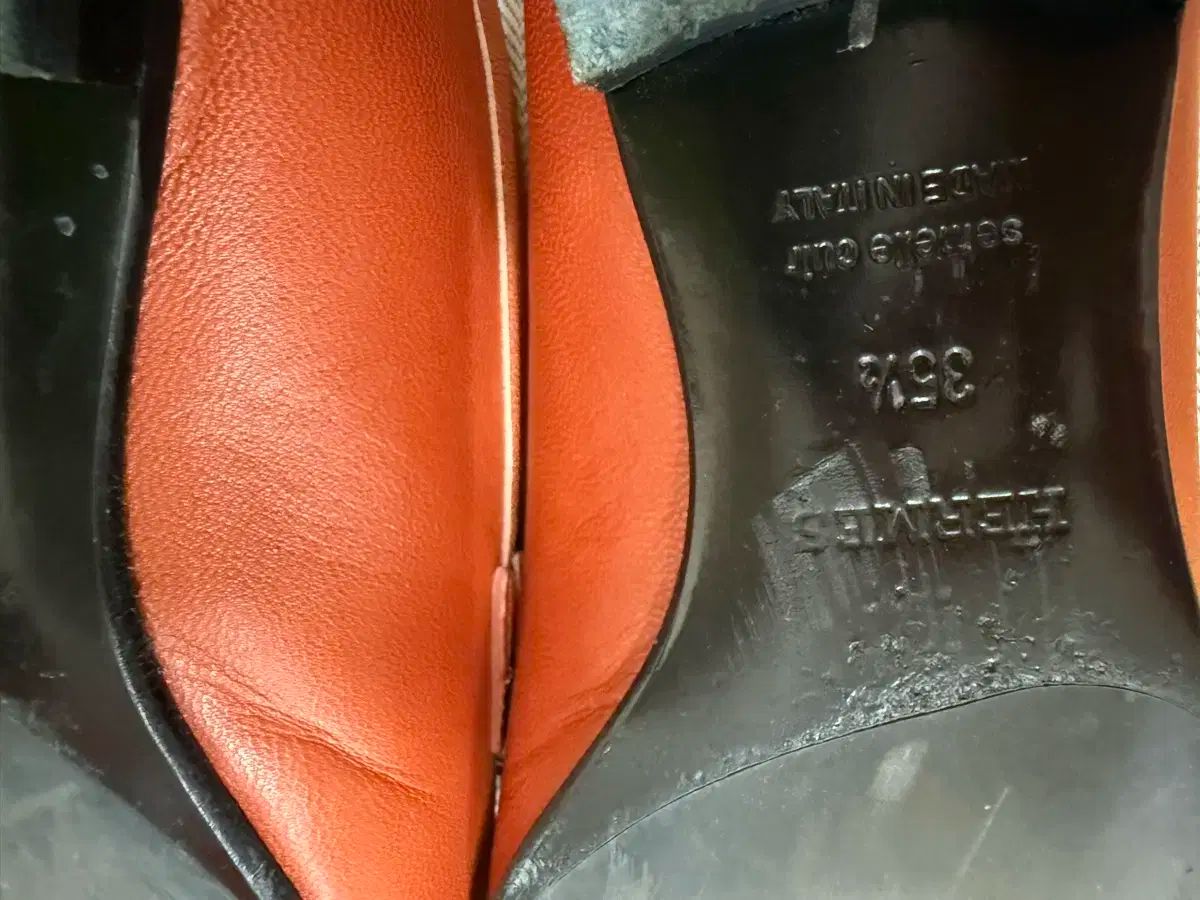  HERMES エルメス パリ ローファー 35 5 フラットシューズ バレエシューズ パンプス