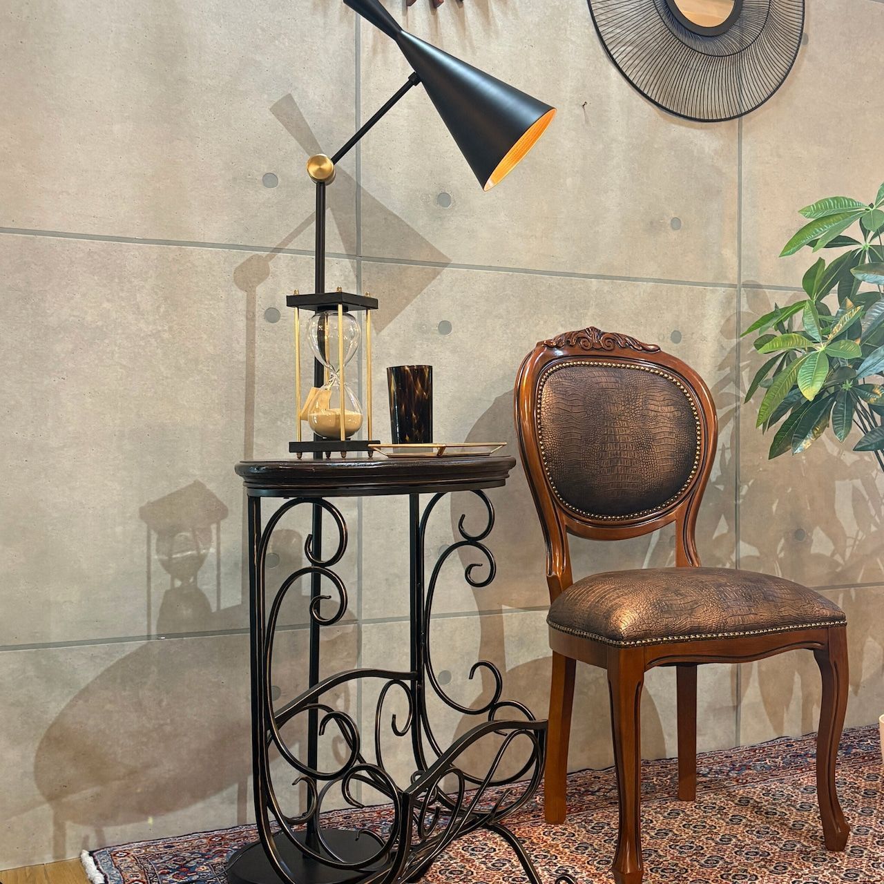 木製フレーム 合皮張り