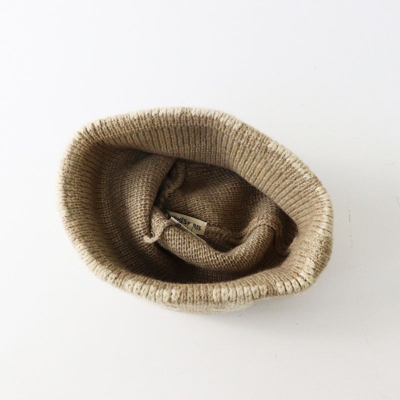 Archive HERMES Margiela H motif cashmere knit cap ME