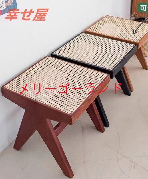 ピエールジャンヌレ スツール ベンチ リプロダクト ブラック 他