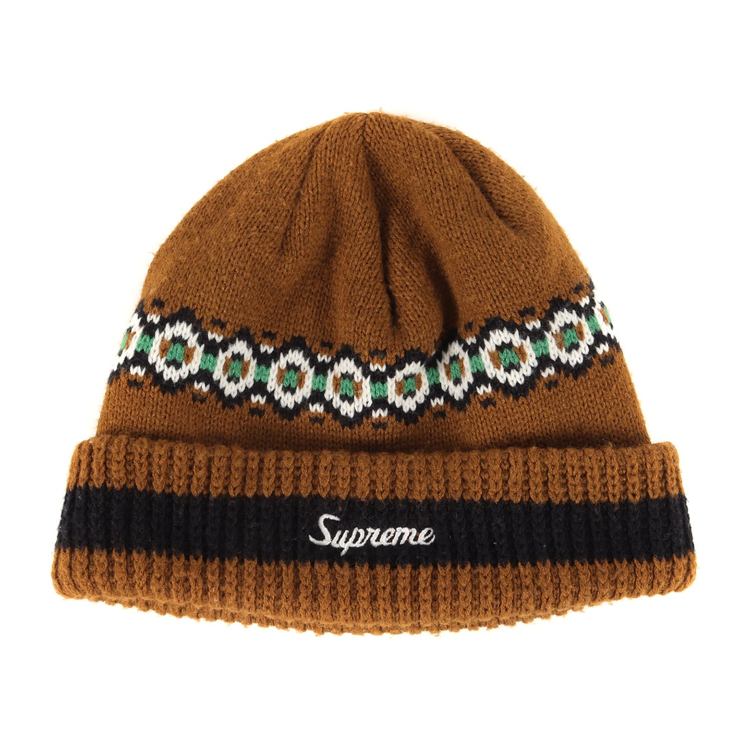 Supreme シュプリーム ビーニー オリンピア ニット ビーニー (Olympia Beanie) ダックブラウン ニットキャップ 帽子【メンズ】【中古】 Supreme シュプリーム ビーニー オリンピア ニット ビーニー (Olympia