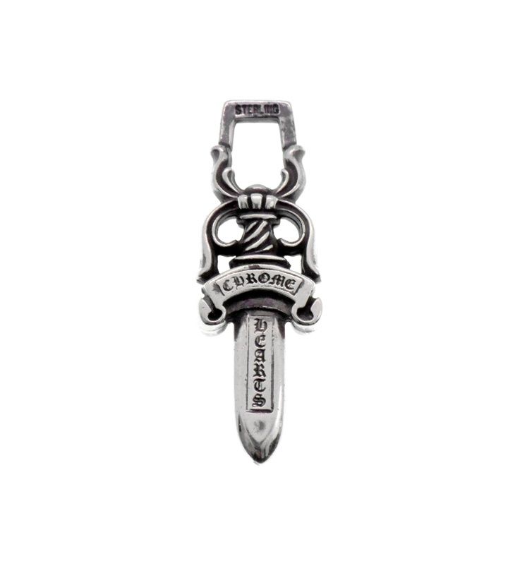 クロムハーツ CHROME HEARTS 10 DAGGER ダガー シルバー ペンダント ネックレス トップ 44819