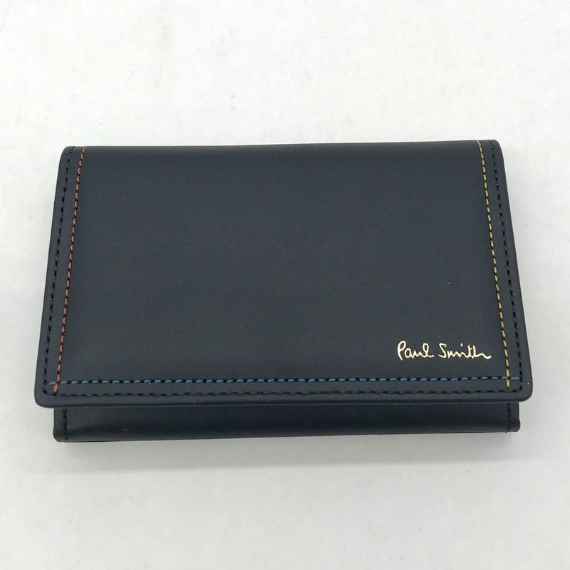 Paul Smith 名刺入れ 新品同様 PSQ021 カードケース レザー ロゴ