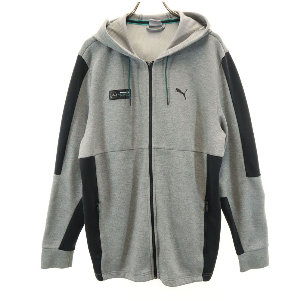 プーマ 長袖 ジップパーカー L グレー PUMA メンズ