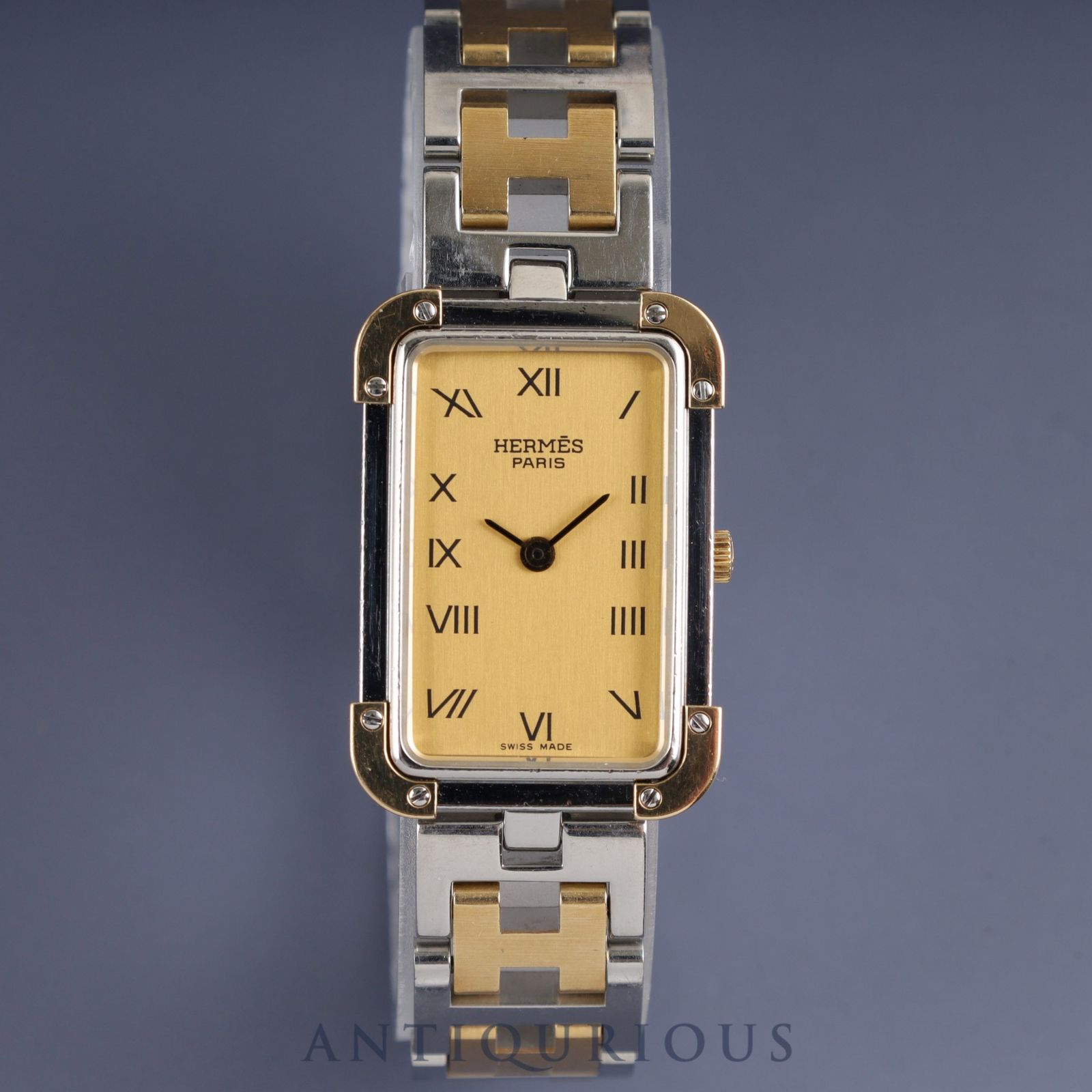 エルメス クロアジュール CR1.220 クォーツ Cal.976.001 SS/GP SS/GP  