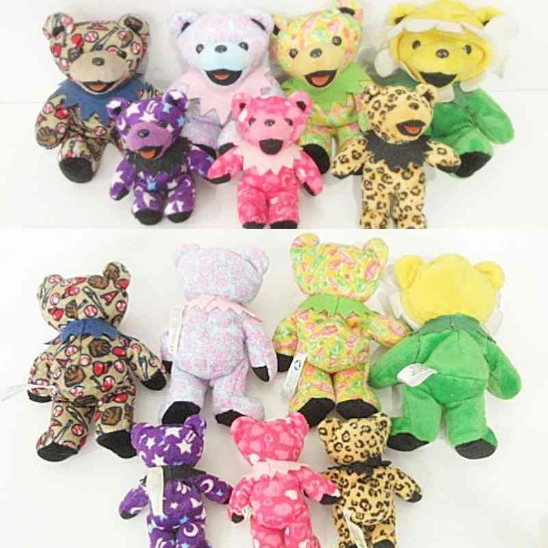 グレイトフル・デッドベア セット ぬいぐるみ カラフル 総柄 ドール