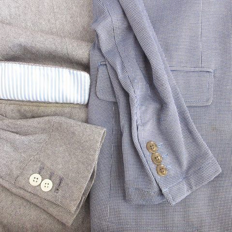 THE SHOP TK ザショップティーケー　金ボタン　紺ブレ　M ジャケット THE SHOP TK - THE SHOP TK ノーカラージャケット 紺ブレ 金