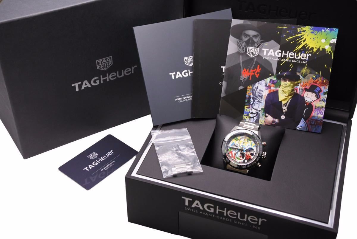 極美品 タグホイヤー TAG HEUER カレラ キャリバーホイヤー01 アレック 