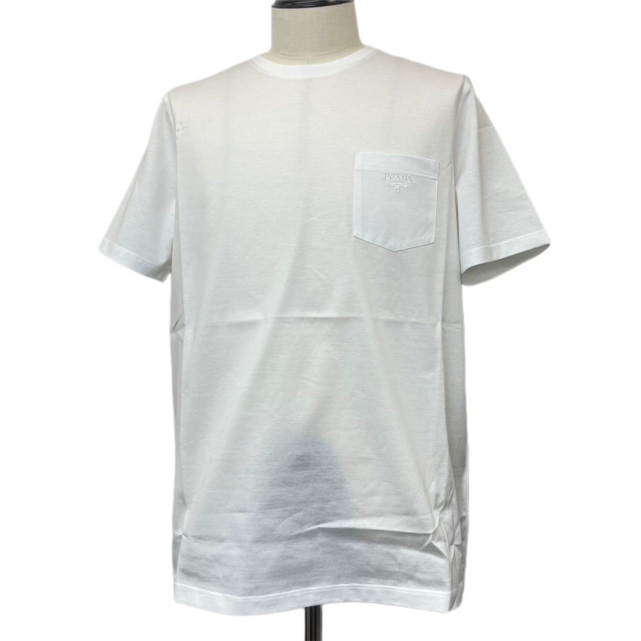 新品未使用　PRADA プラダ　刺繍ロゴ　Tシャツ　XLサイズ　メンズ