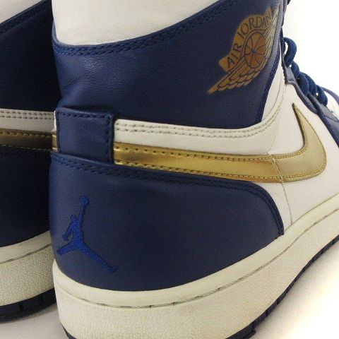 ナイキ NIKE AIR JORDAN 1 RETRO HIGH Gold Medal エアジョーダン 1 レトロ ハイ オリンピック ゴールドメダル  332550-406 スニーカー ディープロイヤルブルー US8.5 26.5 □GY12 ☆AA☆ - メルカリ