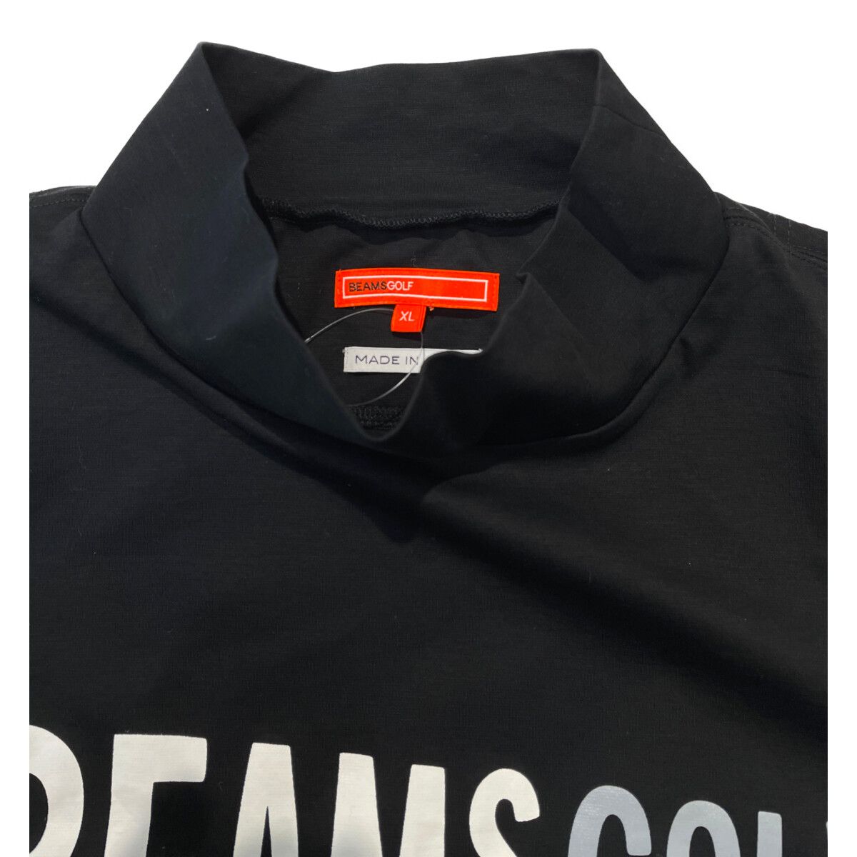 中古 メンズ ビームスゴルフ BEAMSGOLF 長袖シャツ XL 黒 ブラック
