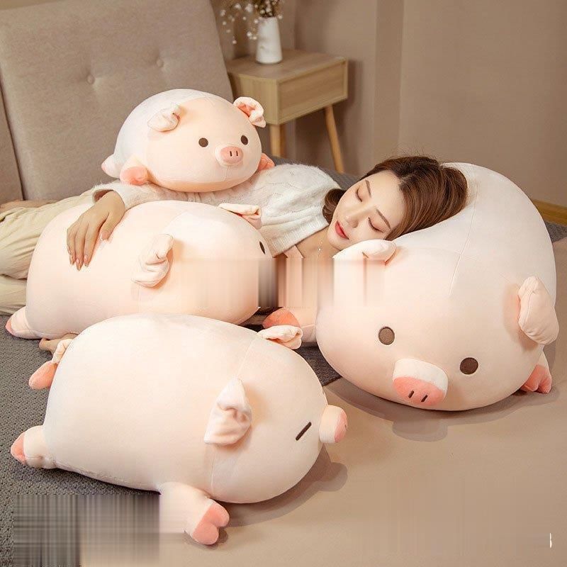 一番 ギフト ブタ 豚 ぬいぐるみ おもちゃ おしゃれ 可愛い 柔らかい 子供 彼女 かわいい 癒し 抱き枕 添い寝枕 床ごこち お祝い プレゼント モコモコ