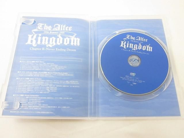 中古品 THE ALFEE 20TH SUMMER KINGDOM CHAPTER2 NEVER ENDING