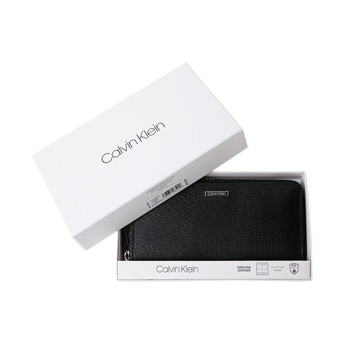 カルバン・クライン 専属BOX入り ラウンドファスナー長財布 レザー メンズ 31ck190006 Calvin Klein - メルカリShops