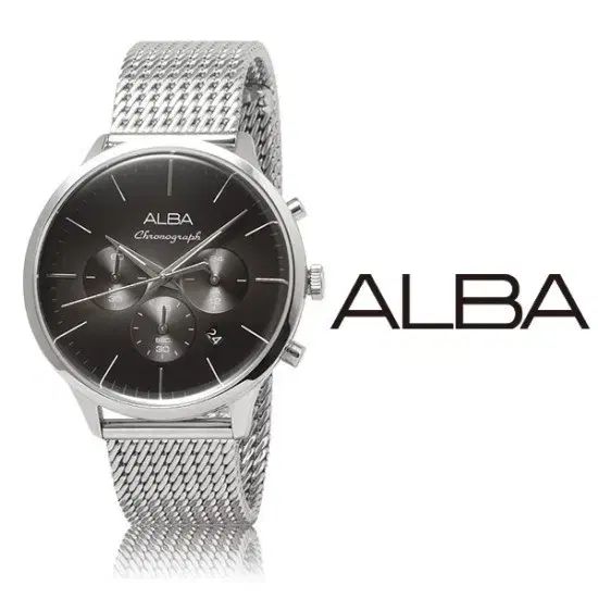SEIKO セイコー SEIKO ALBA セイコー アルバ メッシュ 時計 シルバー メタル 時計ストラップ