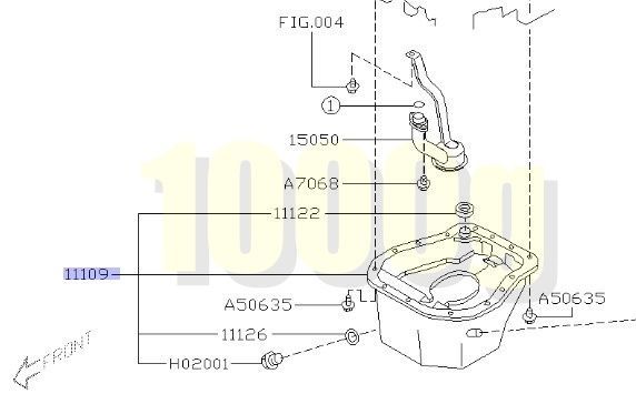 スバル純正 超 品 インプレッサ GDB エンジン オイルパン GDB GGB EJ207 2002 9-2005 5 FFCRYSTALESIA_COM