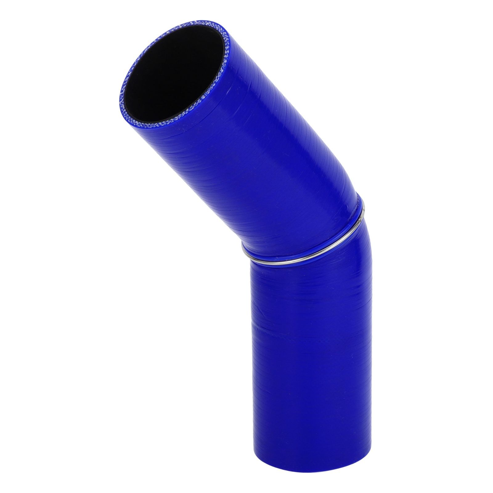 X AUTOHAUX 1個 内径68mm 長さ150mm 45度 ブルー ブラック カーシリコーンホース インタークーラー ラジェーターホース 耐熱ホース 耐寒 ヒーターホース クーラントホース 自動車 建設 機械 工業用 