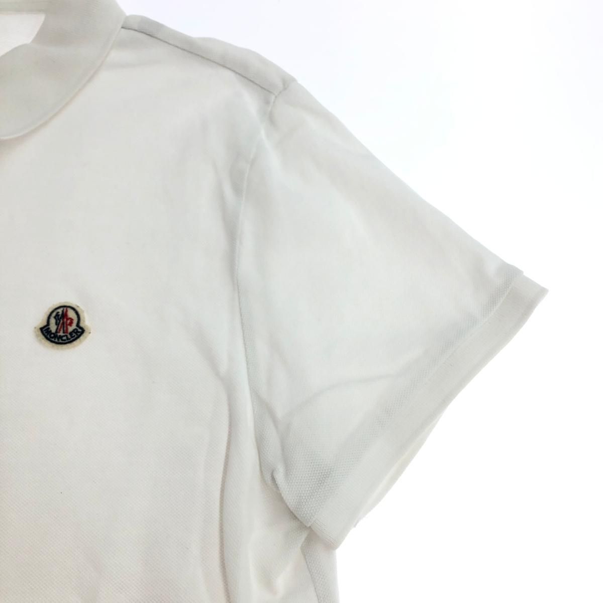 MONCLER モンクレール 半袖ポロシャツ サイズ:XL MAGLIA POLO ホワイト
