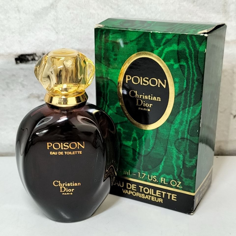 B 10 【 Christian Dior 】 50ml ほぼ満タン POISON クリスチャンディオール プワゾン EDT オードトワレ SP  スプレー 香水 フレグランス 箱付き - メルカリ