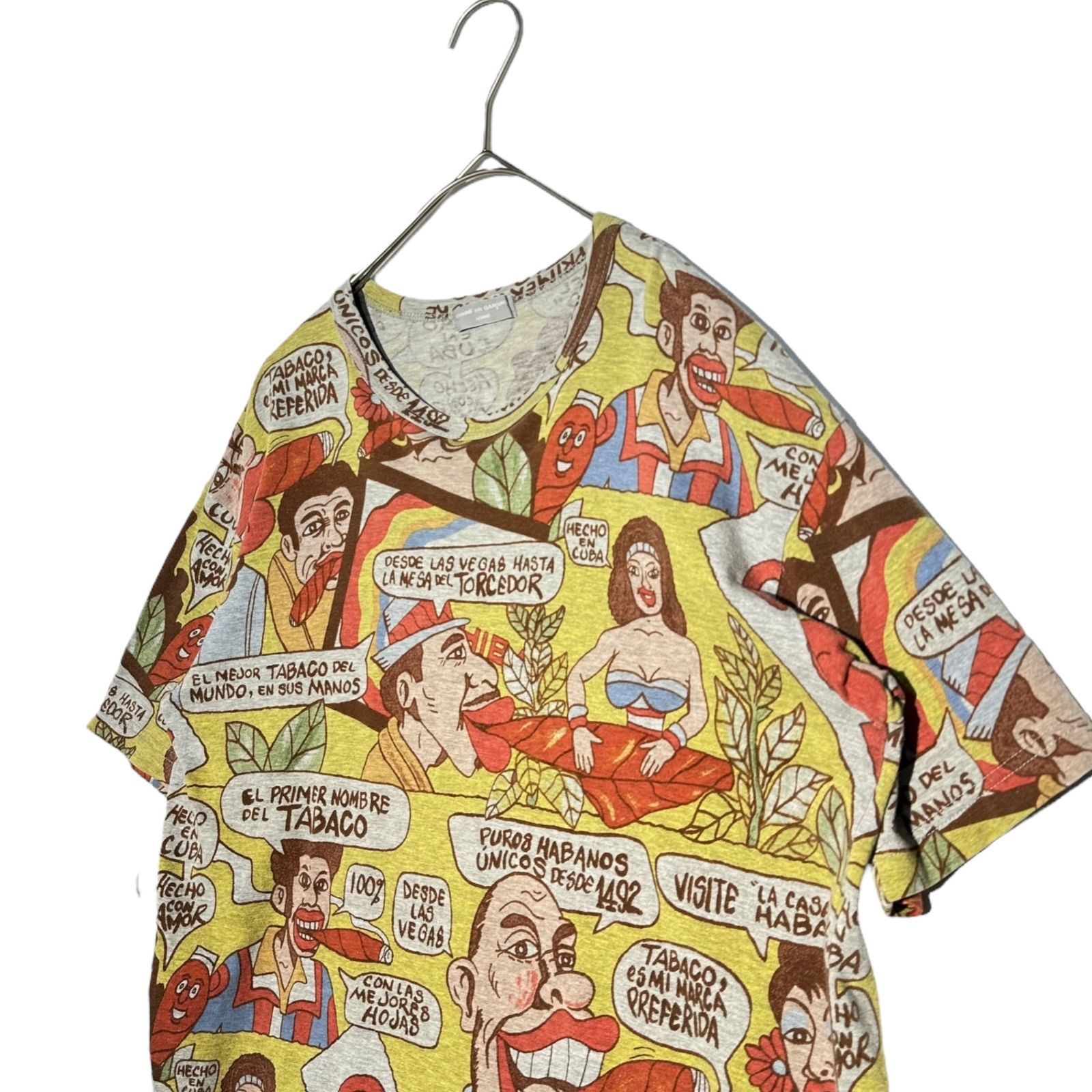 コムデギャルソンオム 立体的白ステッチTシャツ(田中オム)とオマケのノースリーブ コムデギャルソンオム 立体的白ステッチTシャツ(田中オム)と