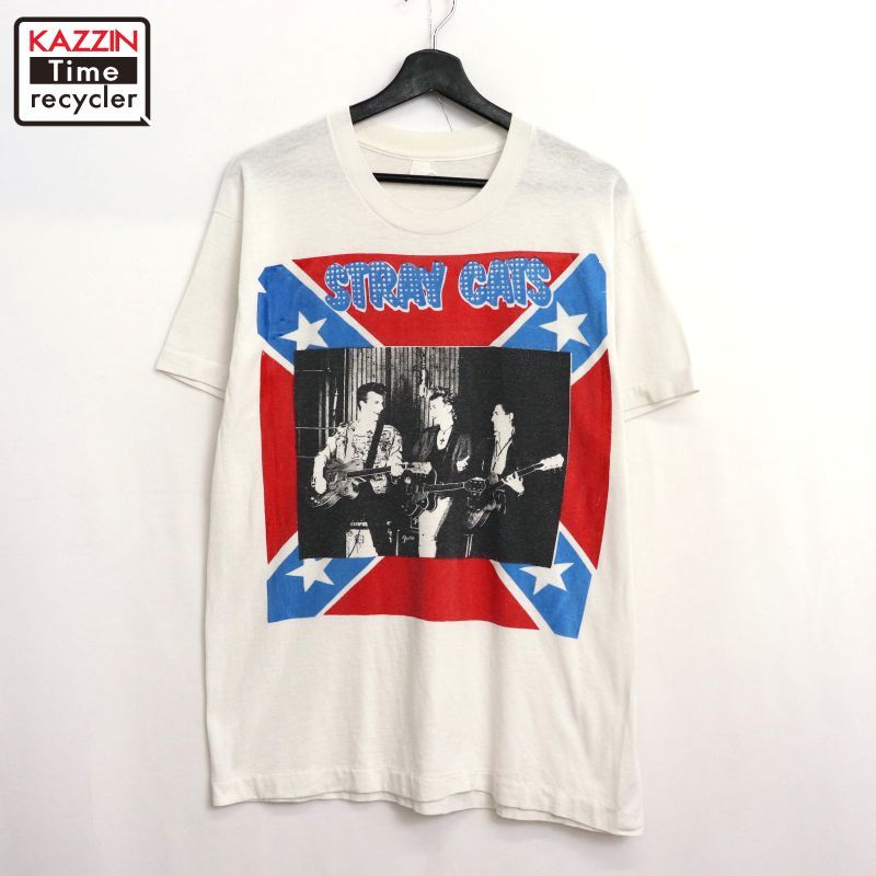 レア 珍品 Stray Cats 80年代 ヴィンテージ Tシャツ 古着 wjn081901y9214.jpg
