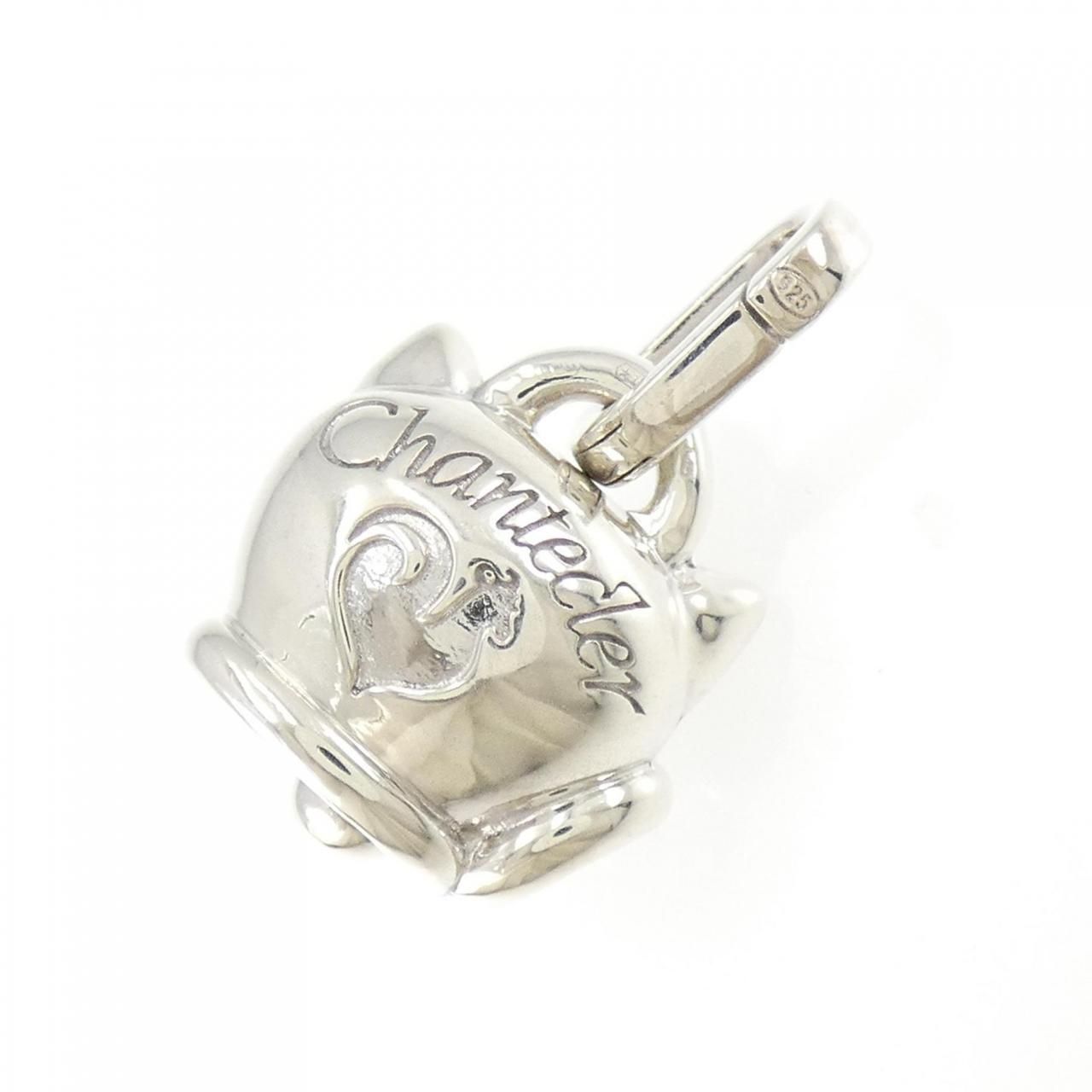 シャンテクレール k18wg ダイヤモンド ネックレスチャーム