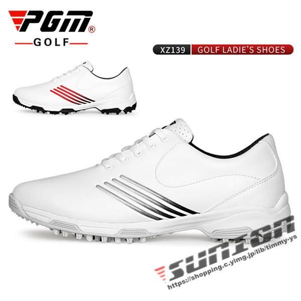 ゴルフ ゴルフシューズ ソフトスパイク レディース スパイクシューズスニーカー 靴 防水 人工皮革 0620gfshoes21*カラー番号-B