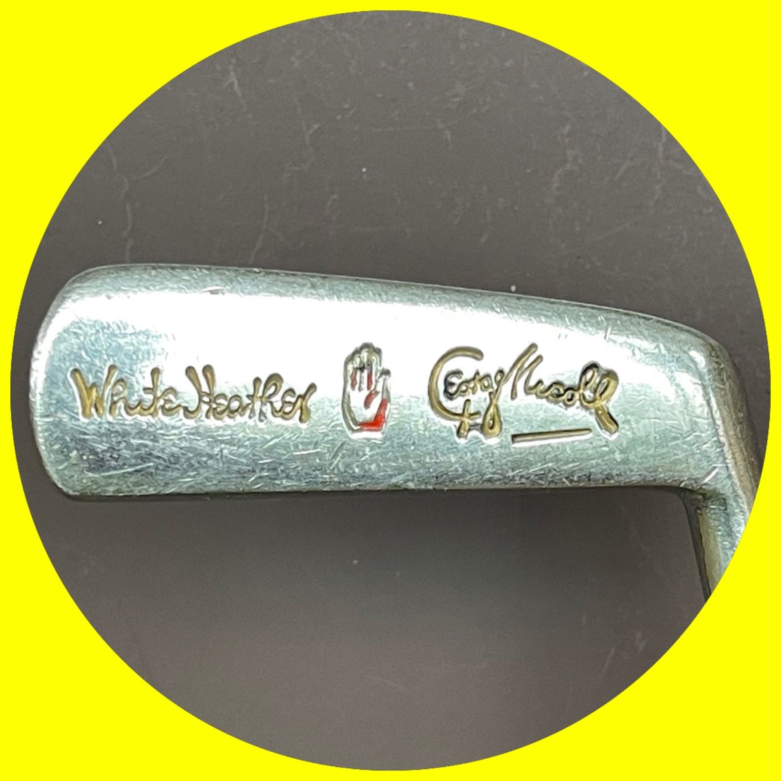 57-2610-6 再入荷 送料込み ビンテージ パター ジョージ ニコル スコットランド 34.5インチ 歴史を感じてください 飾ってもよし 実践投入してもよし キャディさんに驚かれるかも