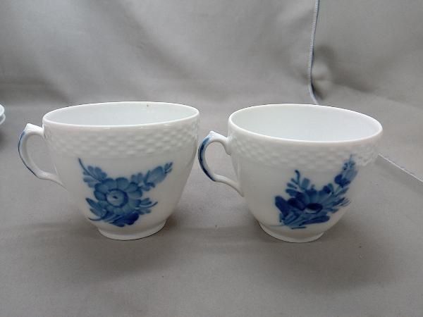 ロイヤルコペンハーゲン/カップ&ソーサー/ブルーフラワー/2客 - メルカリ