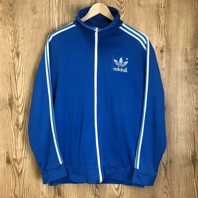 70s VINTAGE adidas トラックジャケット ジャージ メンズL程 バラバラ 